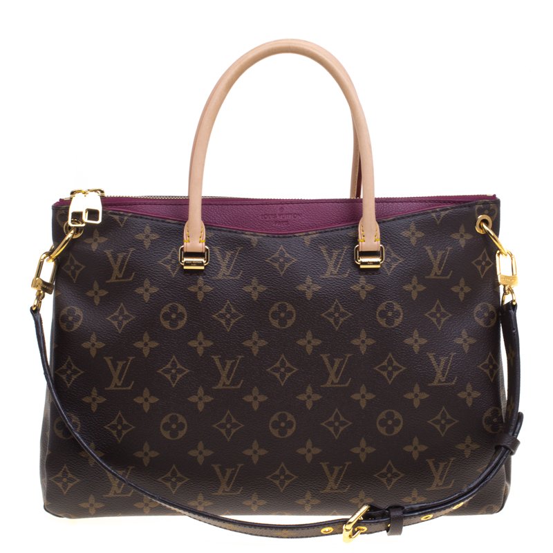 Louis Vuitton Aurore Monogram Canvas Pallas Bag