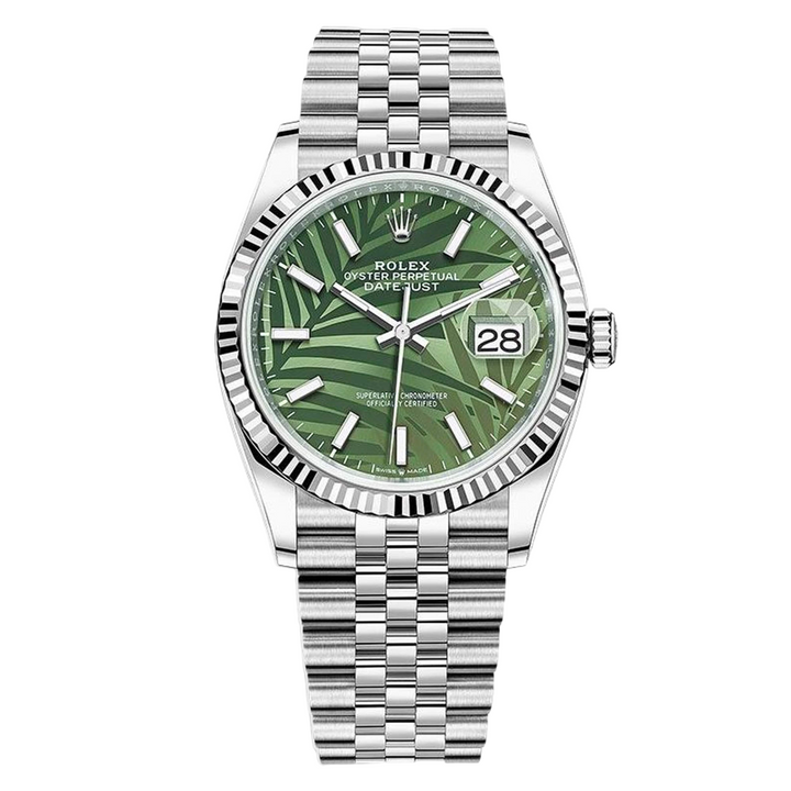 Rolex Watch 36mm Oystersteel Green