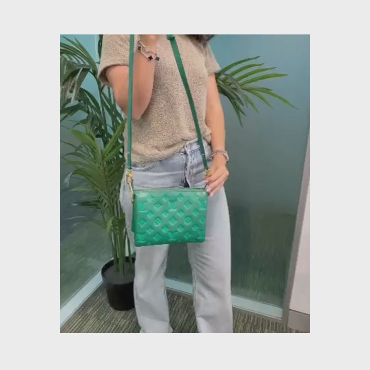 Louis Vuitton Green Monogram Coussin BB Bag