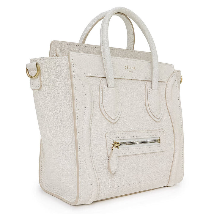 Céline Drummed Calfskin Nano Luggage Bag - Gemaee  UAE