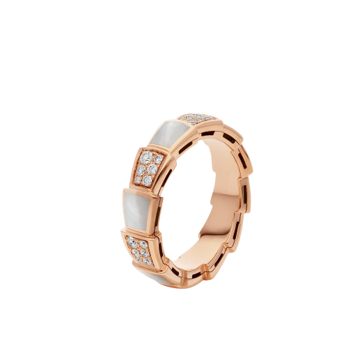 18K ROSE GOLD BULGARI SERPENTI VIPER RING | Gemaee UAE