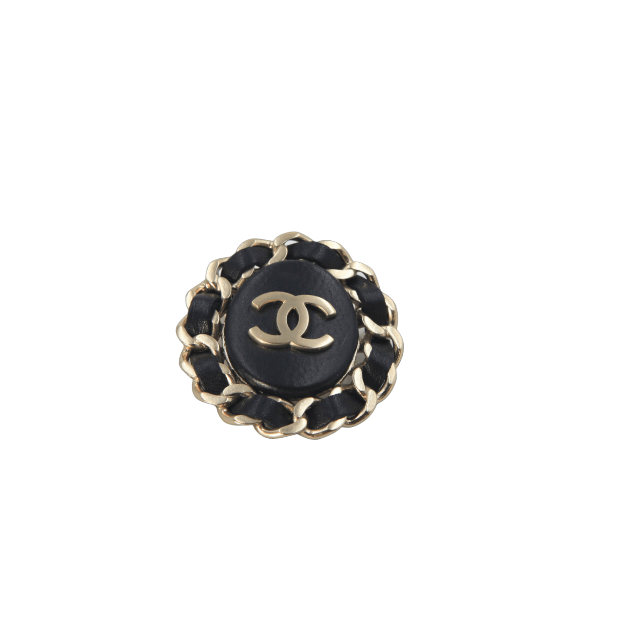 Chanel CC Black Brooch And Lapel Pin Gemaee UAE