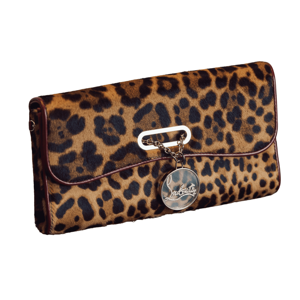 Louboutin leopard bag best sale