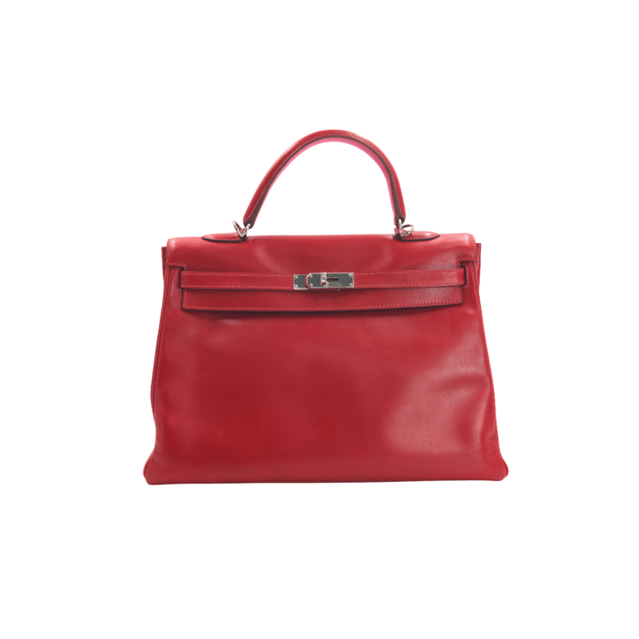 Hermès Kelly 35 in Rubis And Rose Tyrien Bag - Gemaee UAE