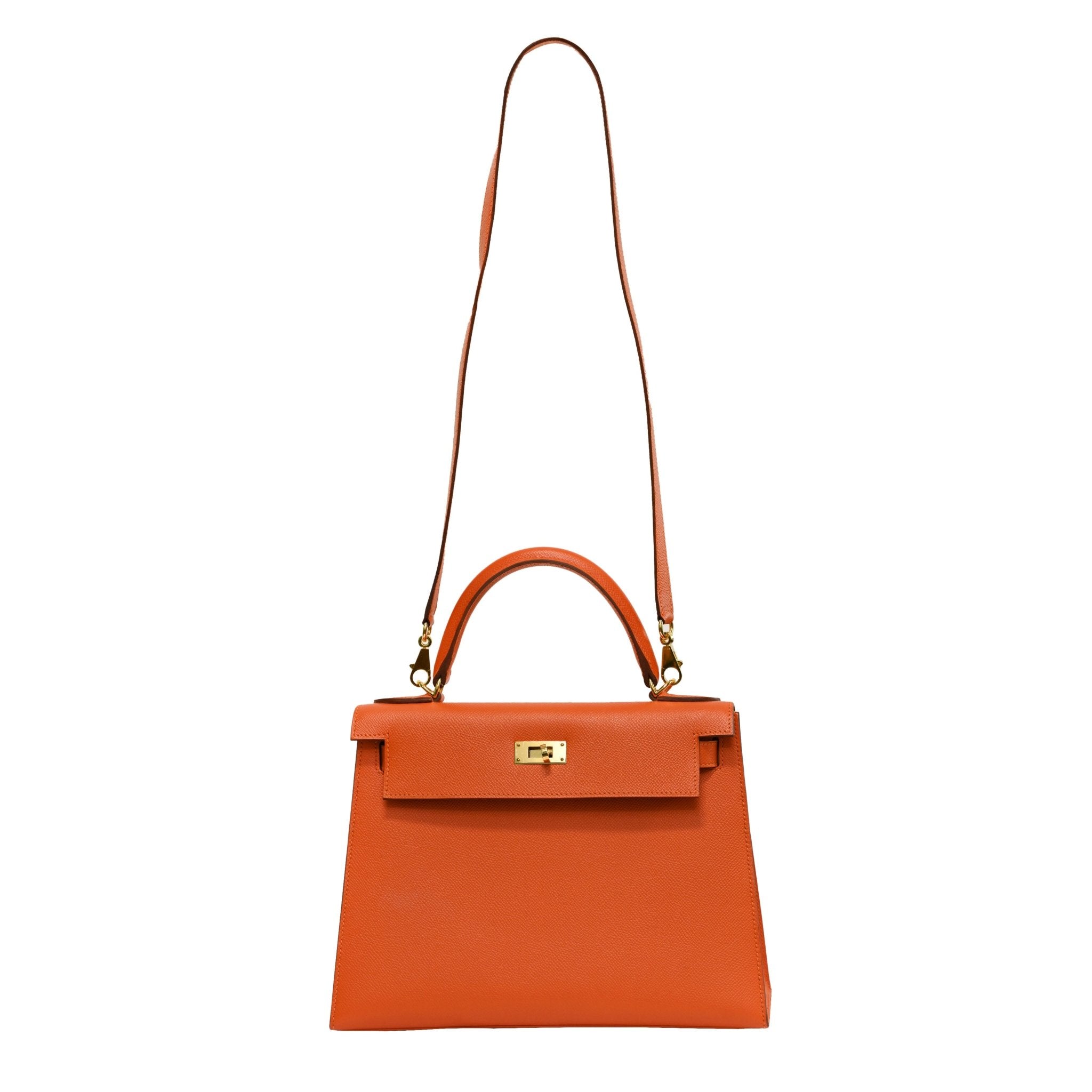 Hermes kelly 28 on sale orange